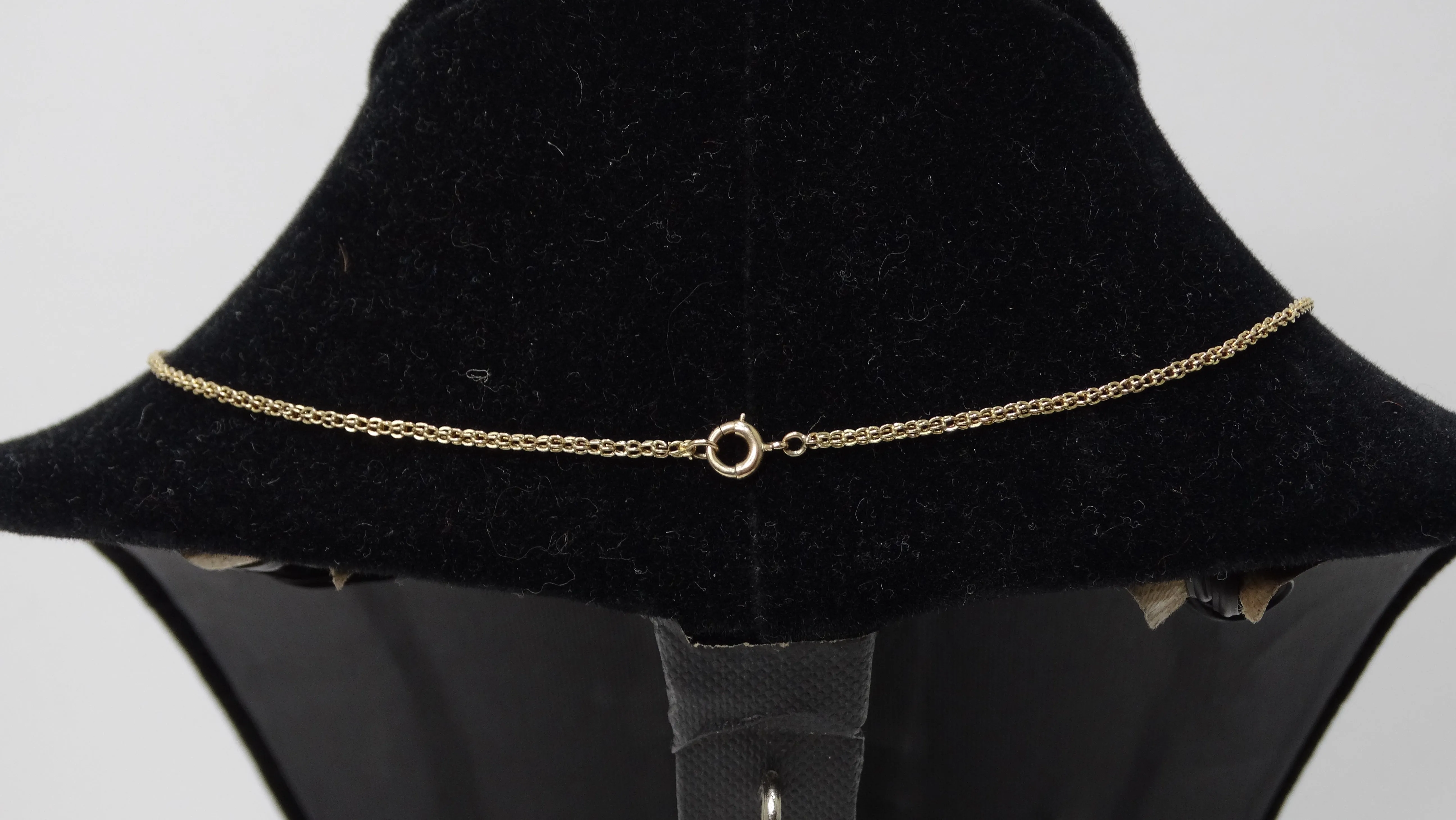 14k Gold and Amethyst Teardrop Necklace