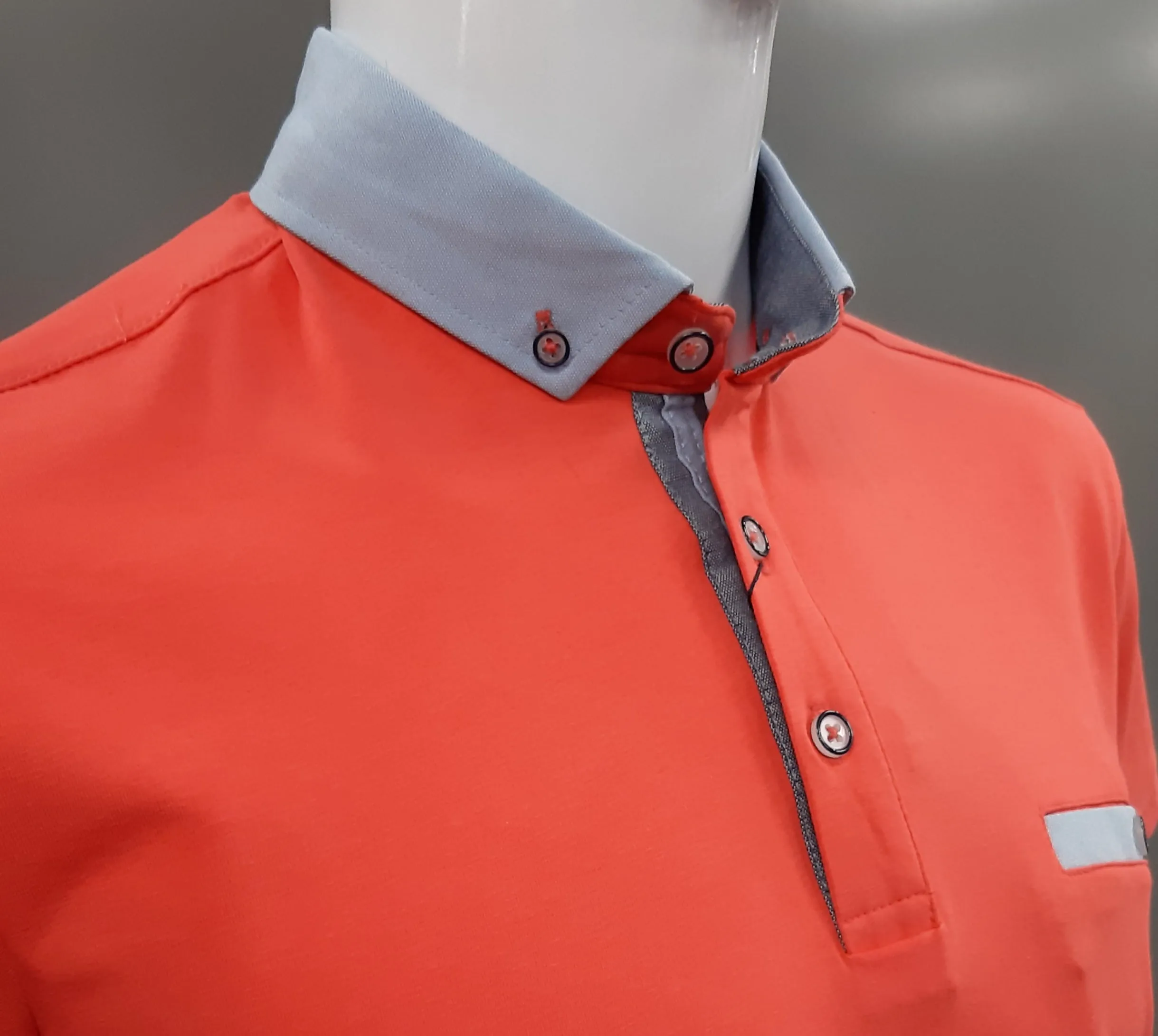 Advise Short Sleeve Polo Shirt 211 - Coral