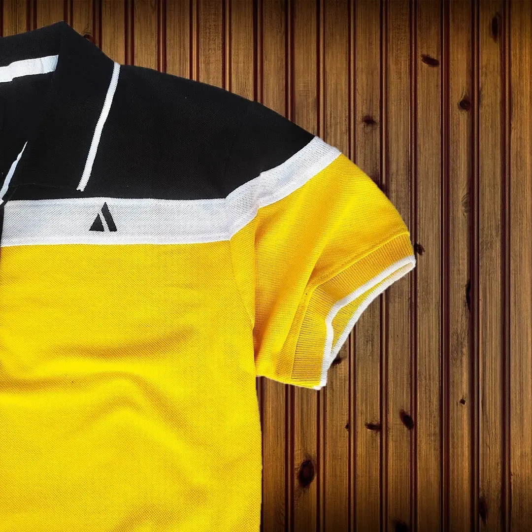 Black, Yellow and White New Polo T-Shirt