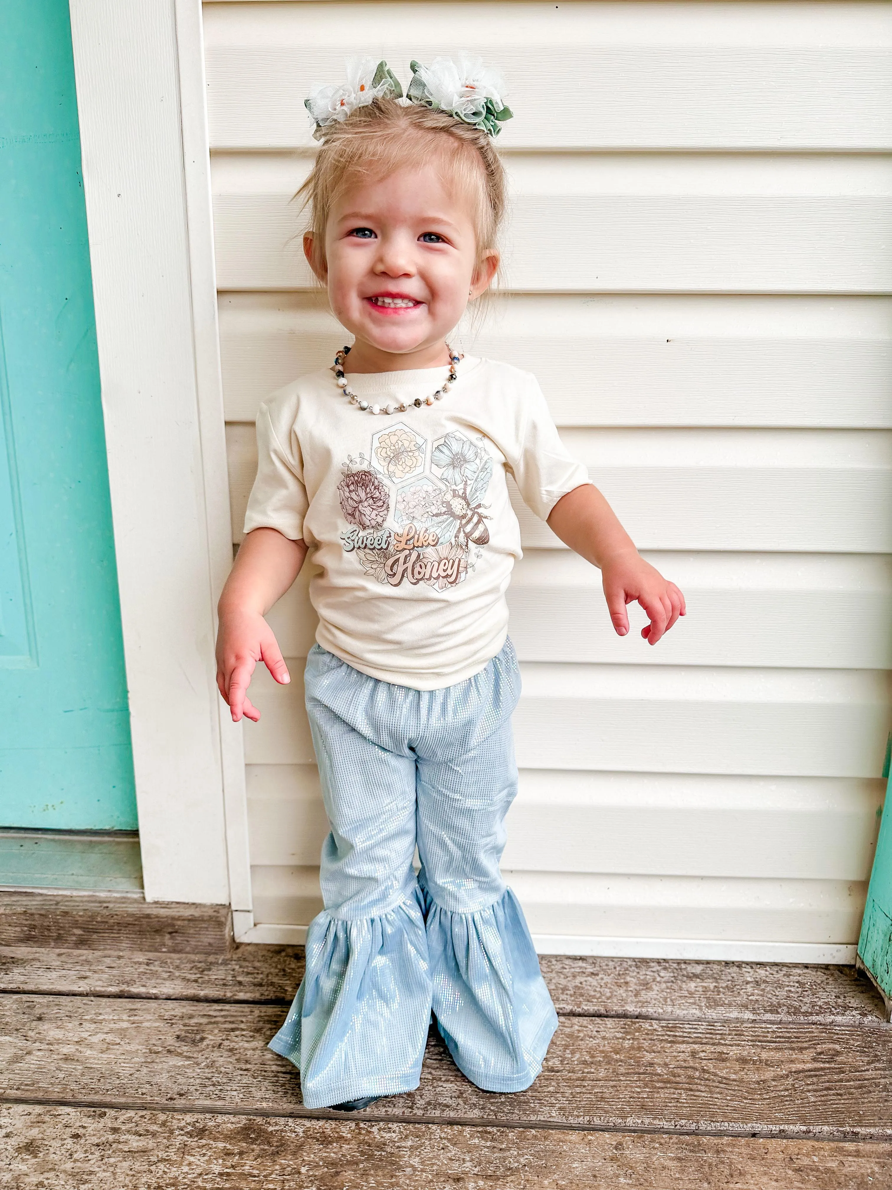 Frozen Glitz Bell Bottoms