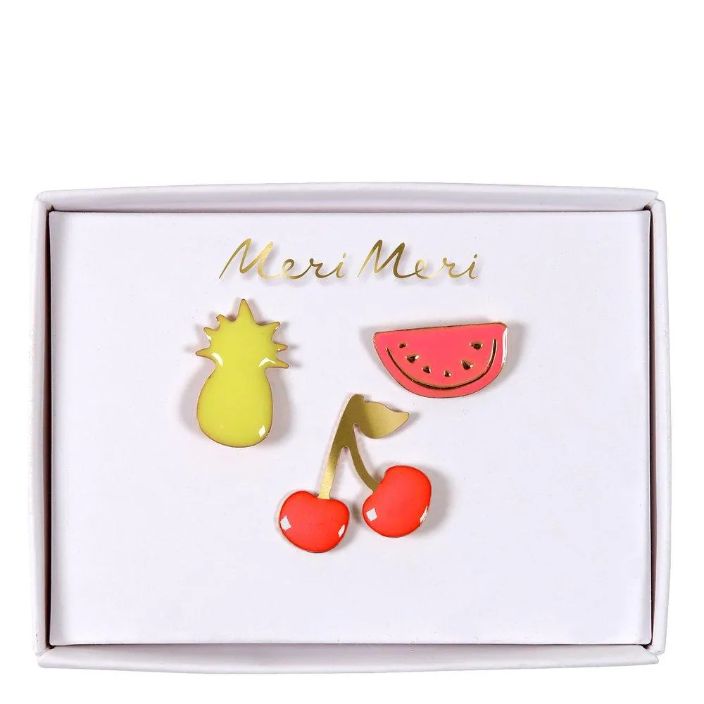Fruit Enamel Lapel Pins