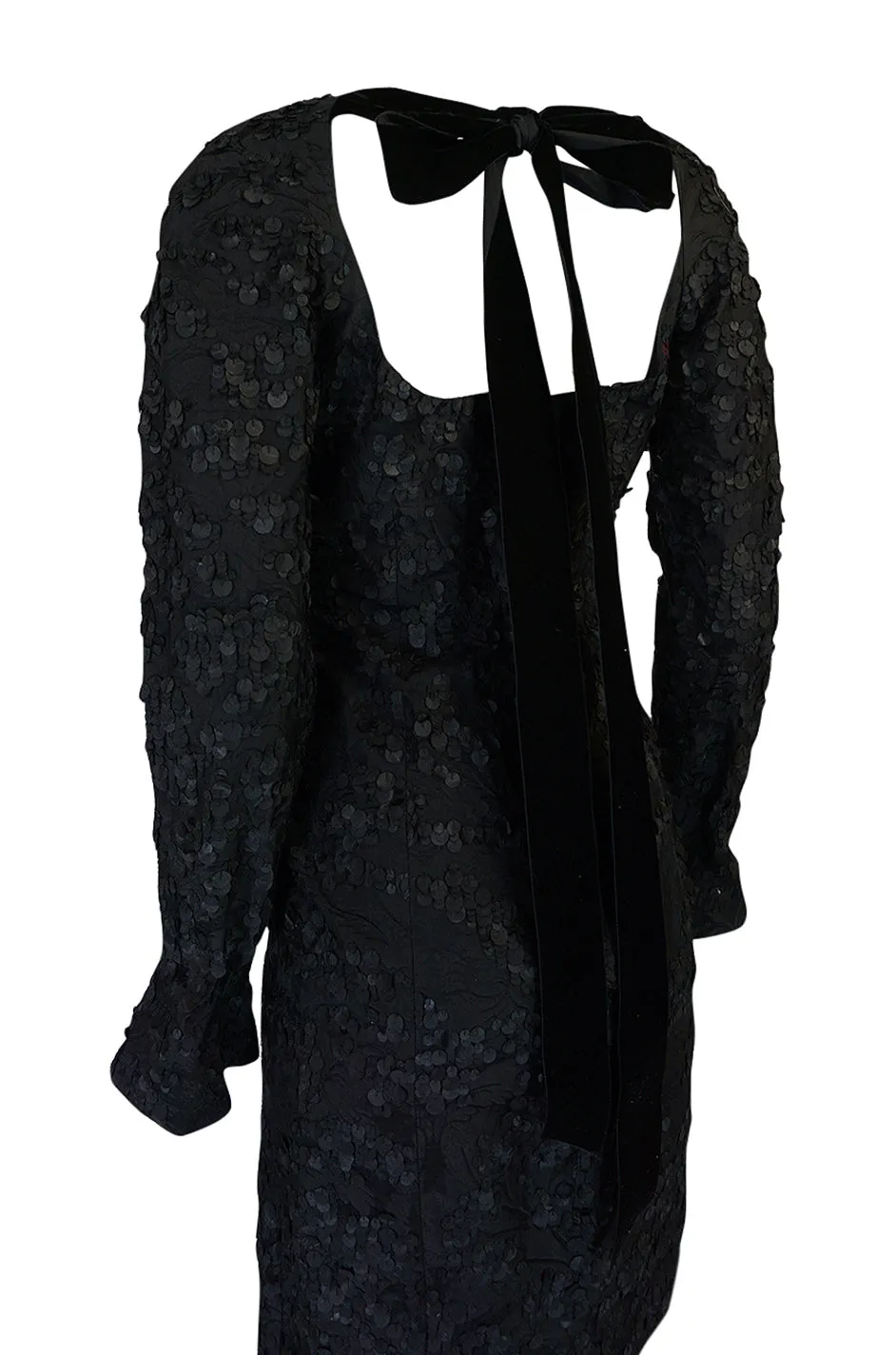 F/W 2002 Tom Ford for Yves Saint Laurent Runway Textured Dress