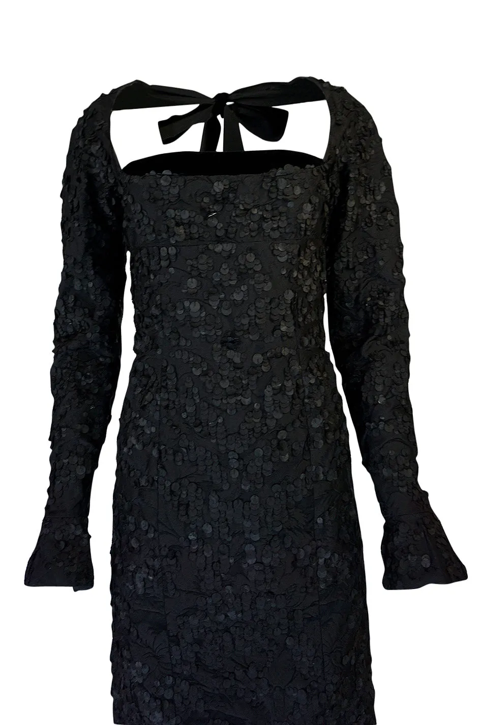 F/W 2002 Tom Ford for Yves Saint Laurent Runway Textured Dress