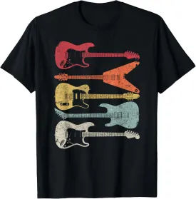 Guitar Shirt. Retro Style Gift For Guitarist T-Shirt
