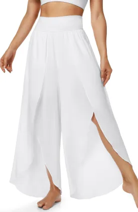 IUGA Flowy Pants for Women Wide Leg High Waisted Palazzo Boho Beach Harem Pants for Casual Dance Summer