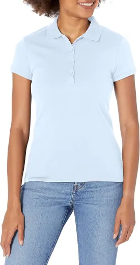 IZOD Junior's Uniform Short Sleeve Interlock Polo