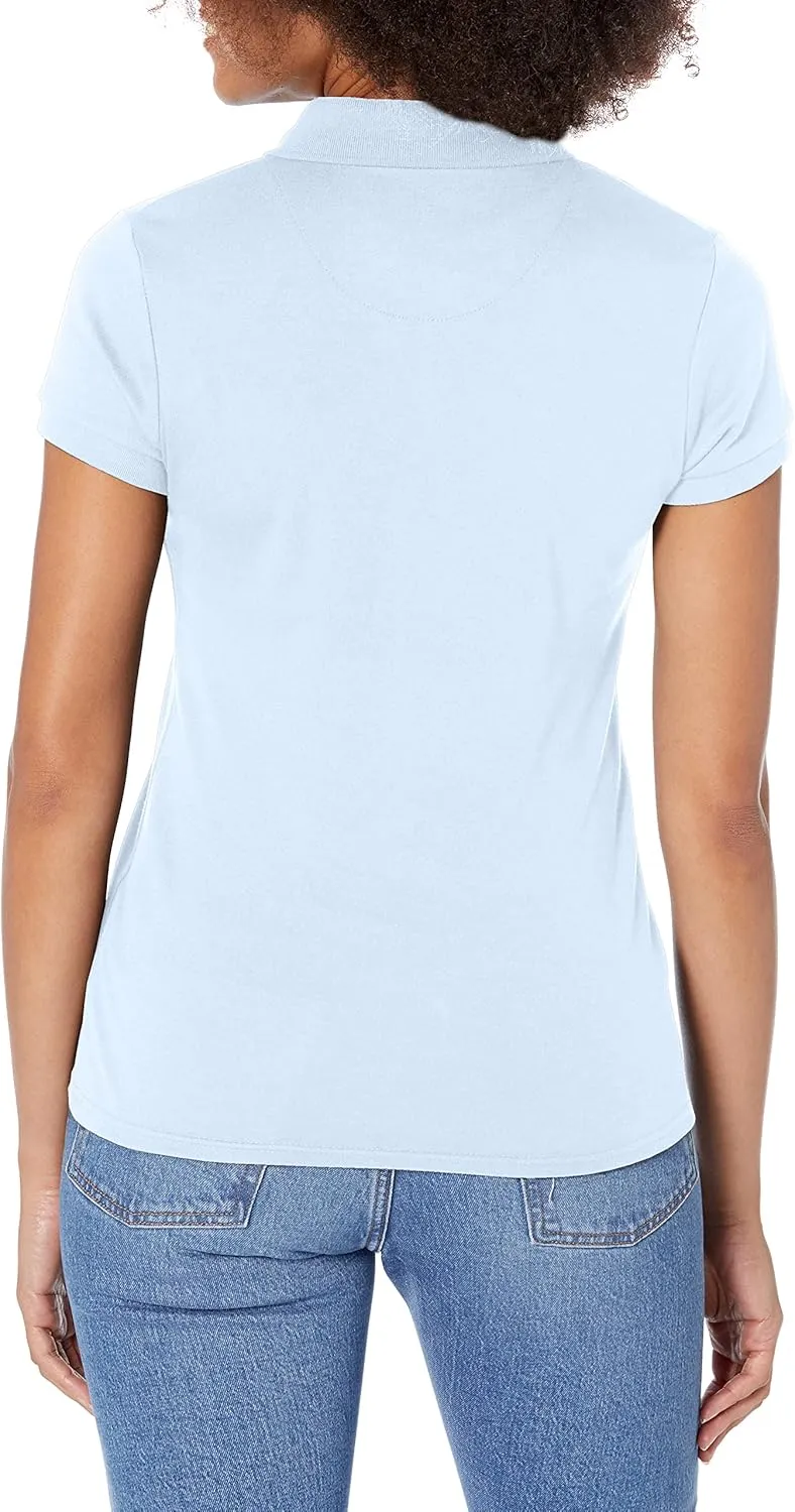 IZOD Junior's Uniform Short Sleeve Interlock Polo