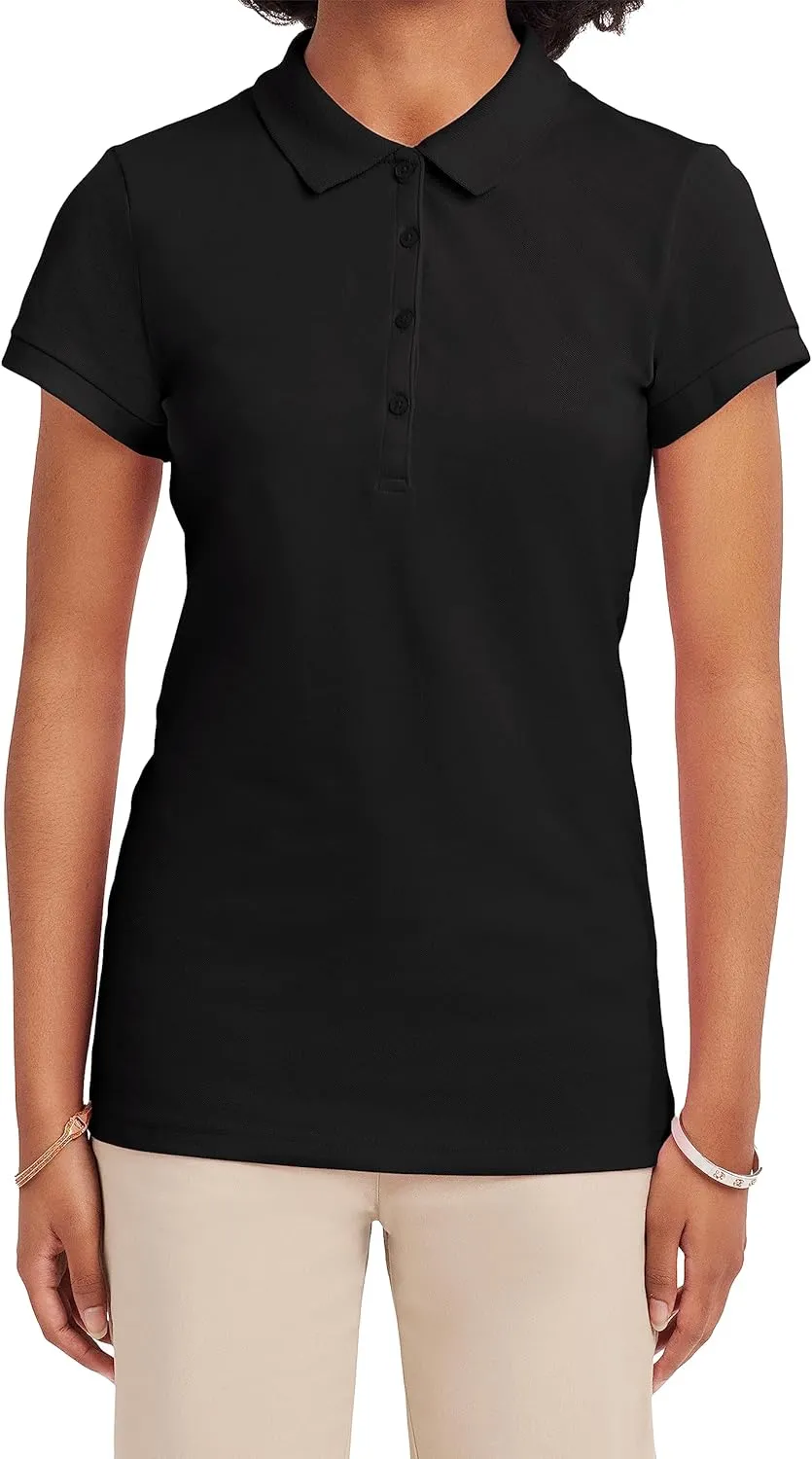 IZOD Junior's Uniform Short Sleeve Interlock Polo