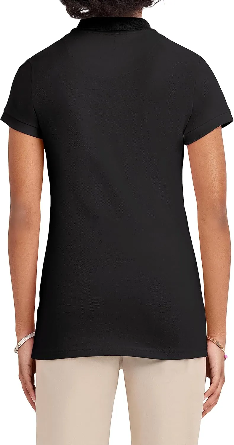 IZOD Junior's Uniform Short Sleeve Interlock Polo