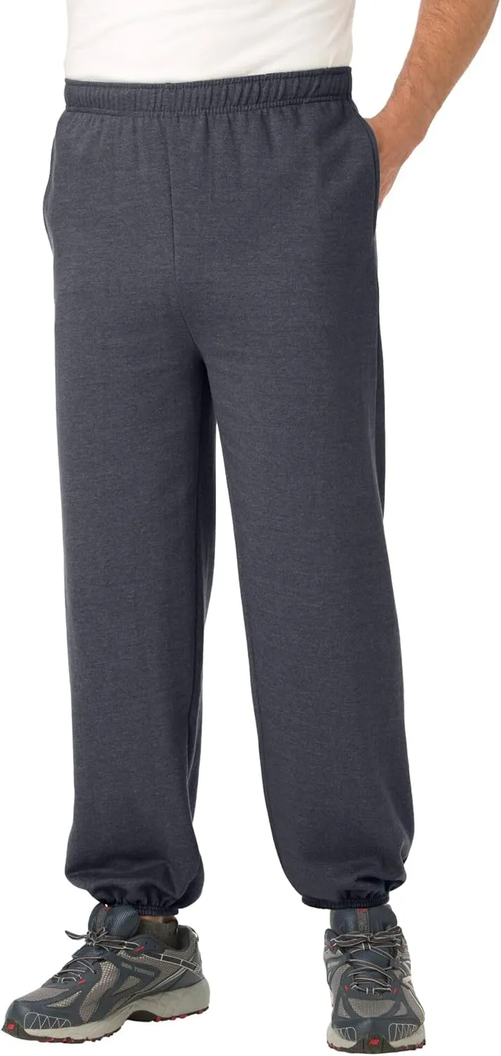 KingSize Men's Big & Tall Fleece Elastic Cuff Sweatpants