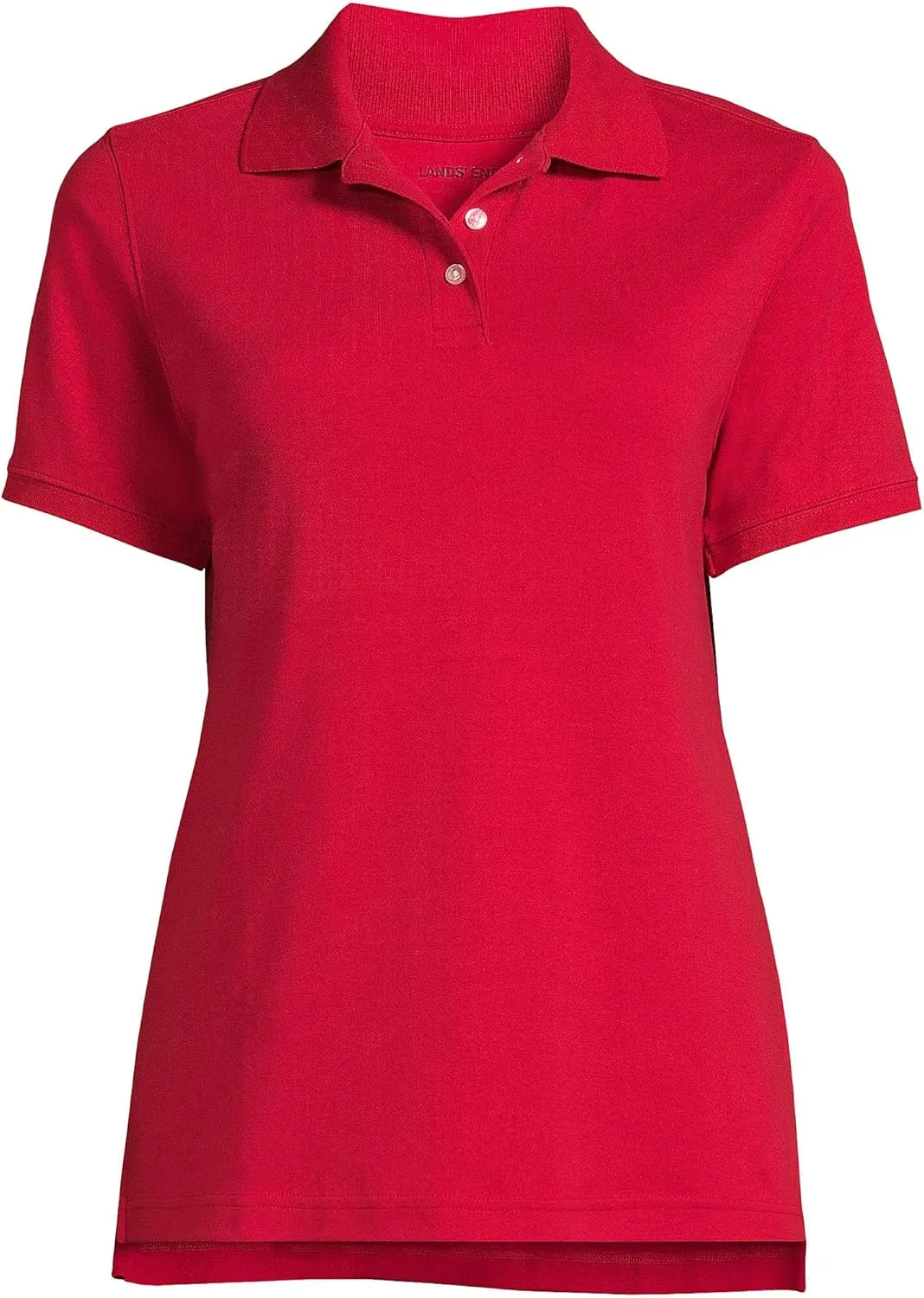 Lands' End School Uniform Women's Short Sleeve Interlock Polo Shirt