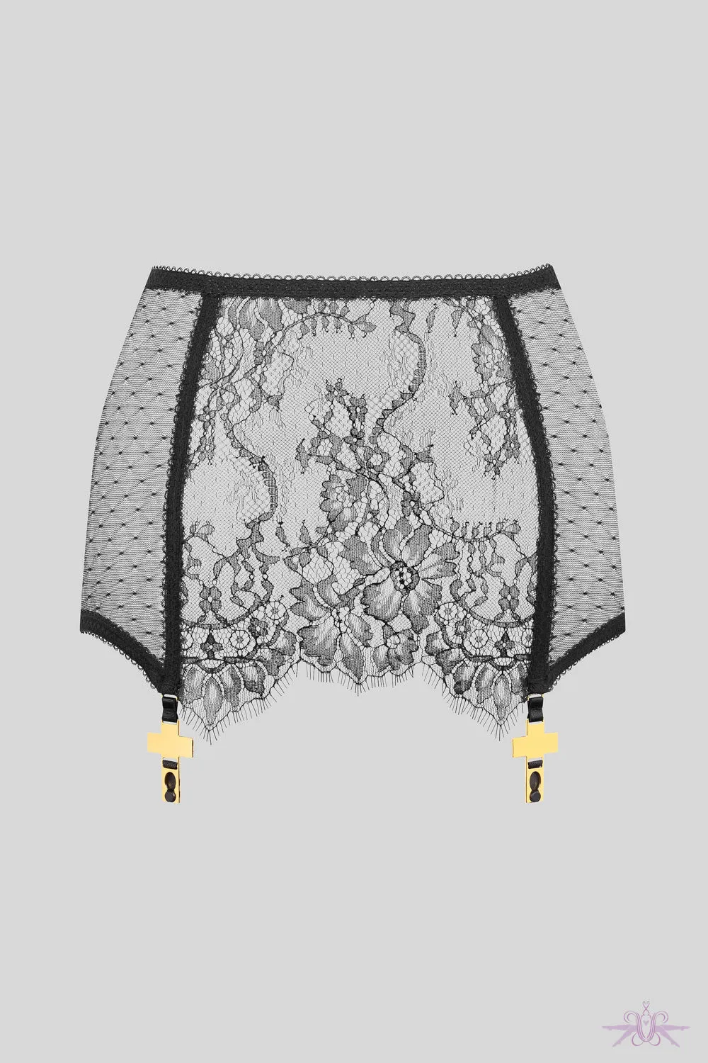 Maison Close Inspiration Divine Mini Skirt with Suspenders