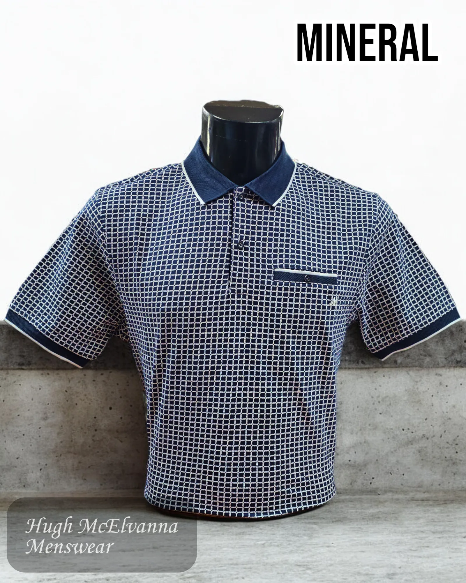 MINERAL 'MERC' Polo T-Shirt - 2 Colour Options