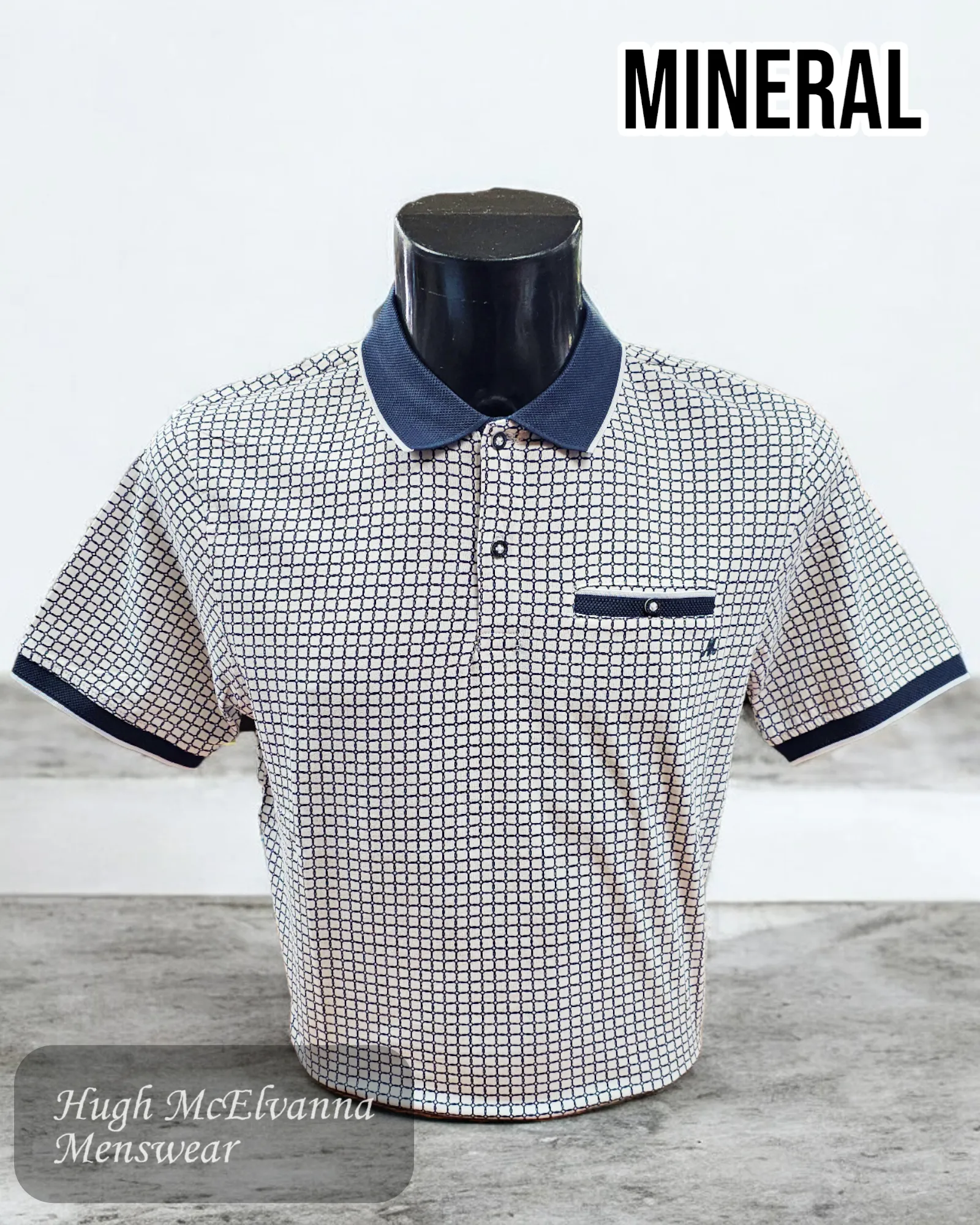 MINERAL 'MERC' Polo T-Shirt - 2 Colour Options