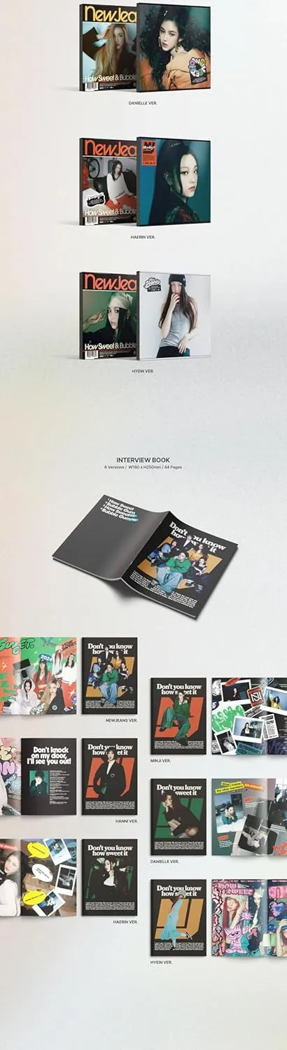 NewJeans How Sweet Double Single Album with Tracking Sealed NJS New Jeans (Standard HYEIN Version)