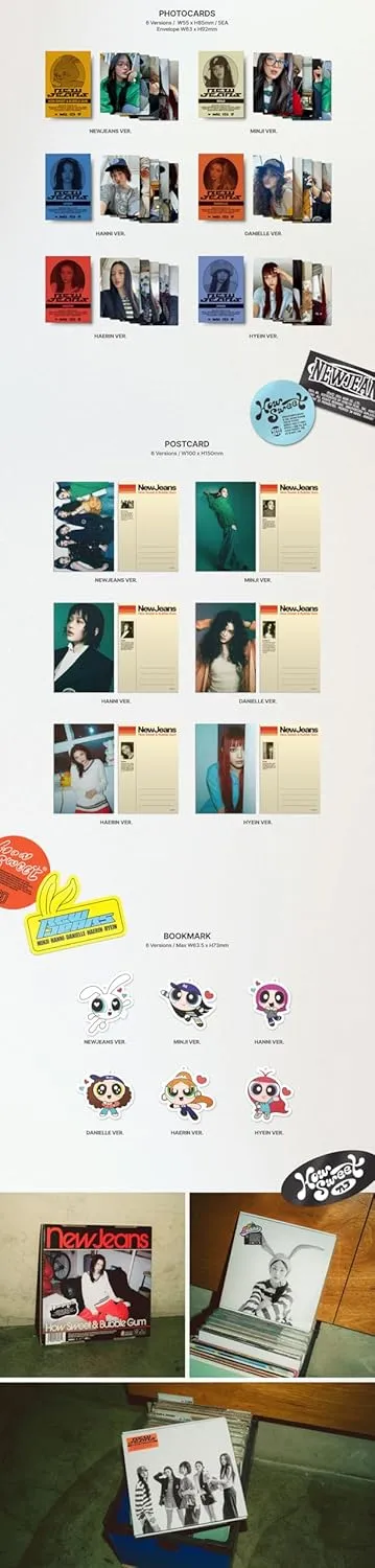 NewJeans How Sweet Double Single Album with Tracking Sealed NJS New Jeans (Standard HYEIN Version)