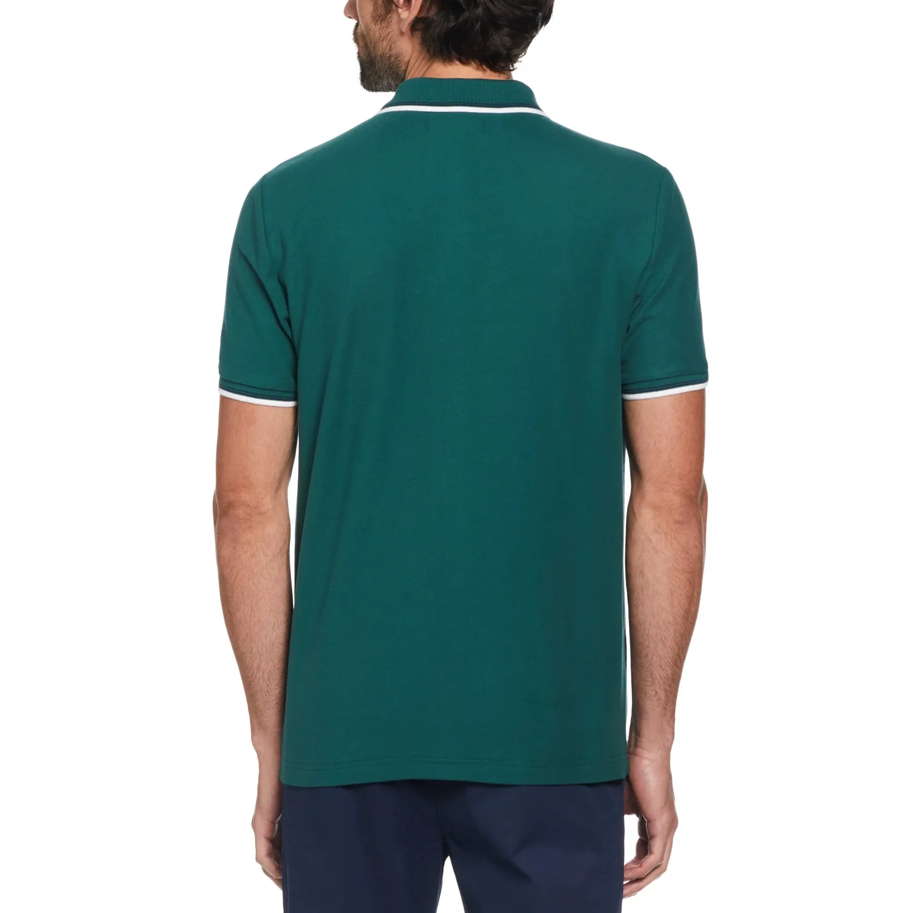 Original Penguin Tipped Sticker Pete Polo Shirt - June Bug