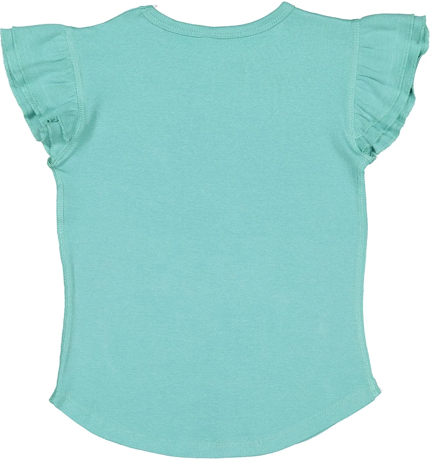 RABBIT SKINS Toddler Girls Flutter Sleeve Tee | Cute T-Shirt with Ruffles