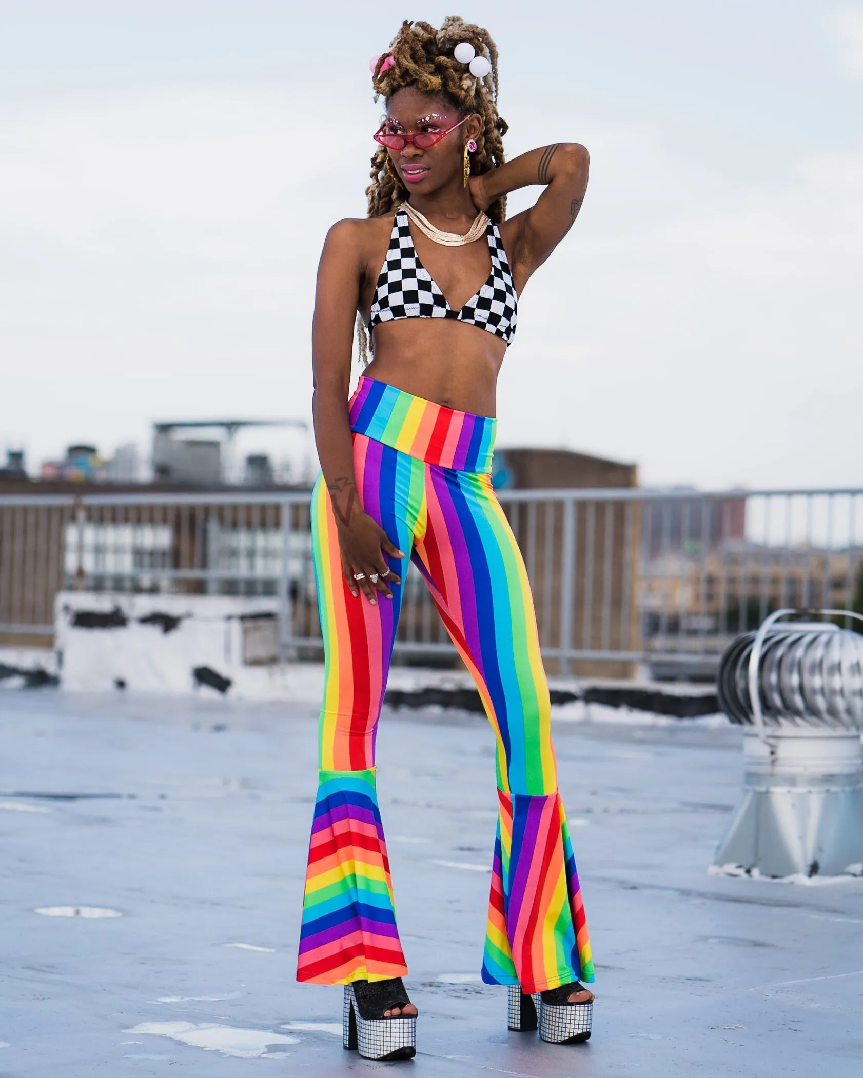 Rainbow Pride Bell Bottoms