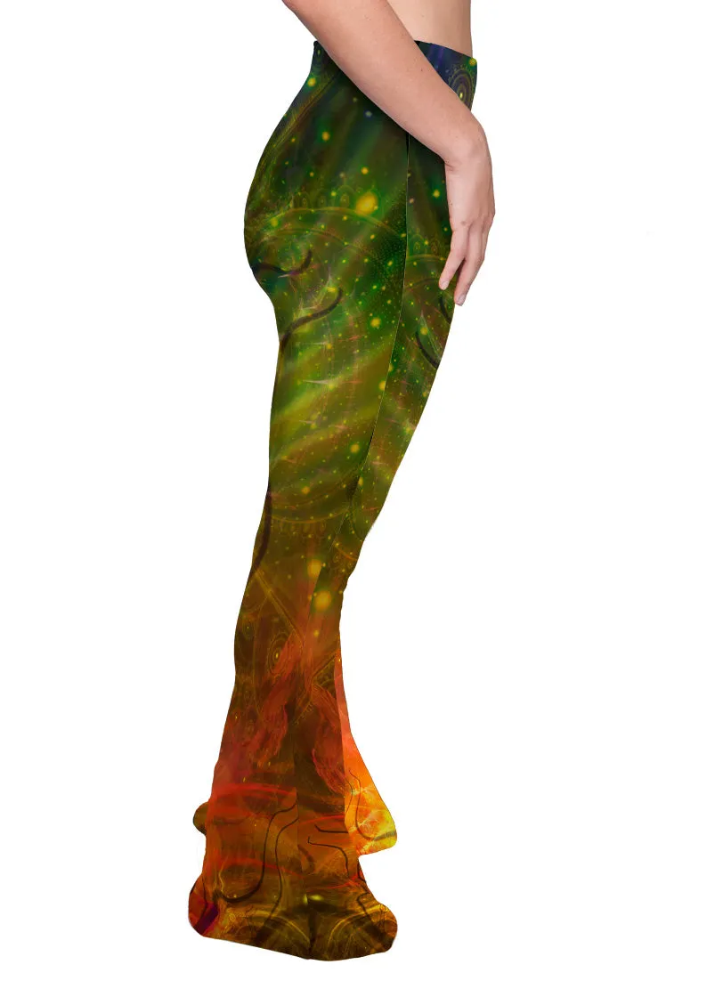 Sacred Geometry Bell Bottoms | Womens | Pants | Flower of Life