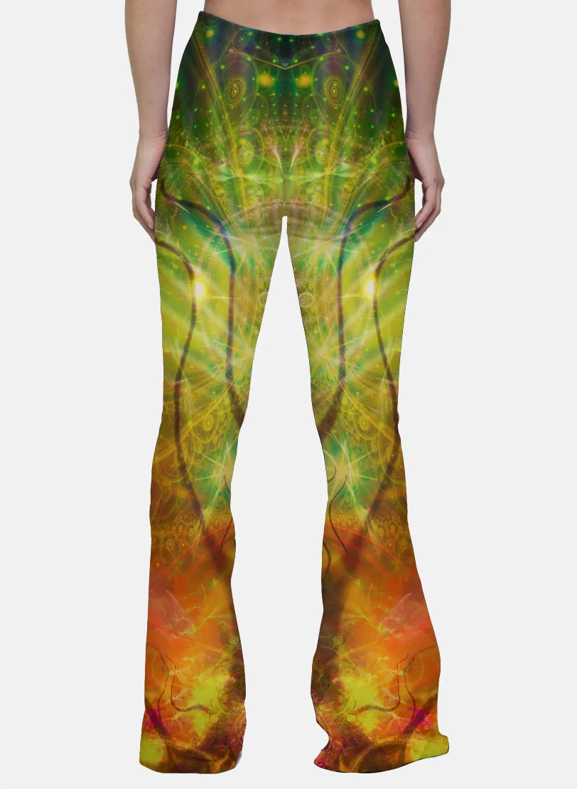 Sacred Geometry Bell Bottoms | Womens | Pants | Flower of Life