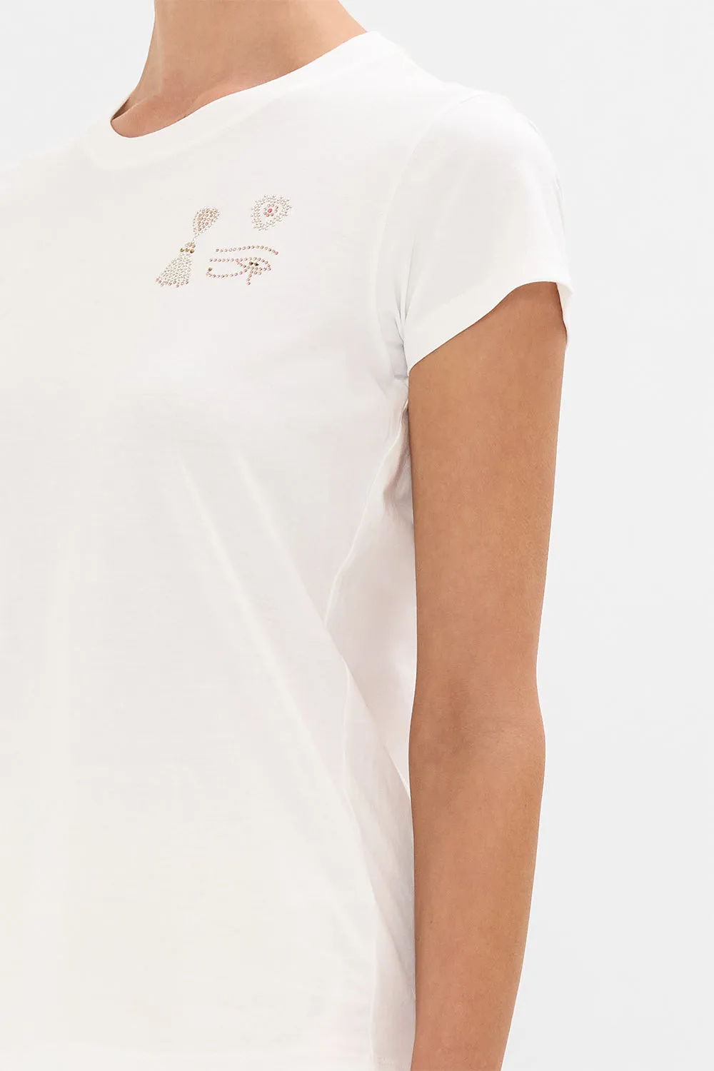 SLIM FIT ROUND NECK T-SHIRT MILLAS GOT MAIL