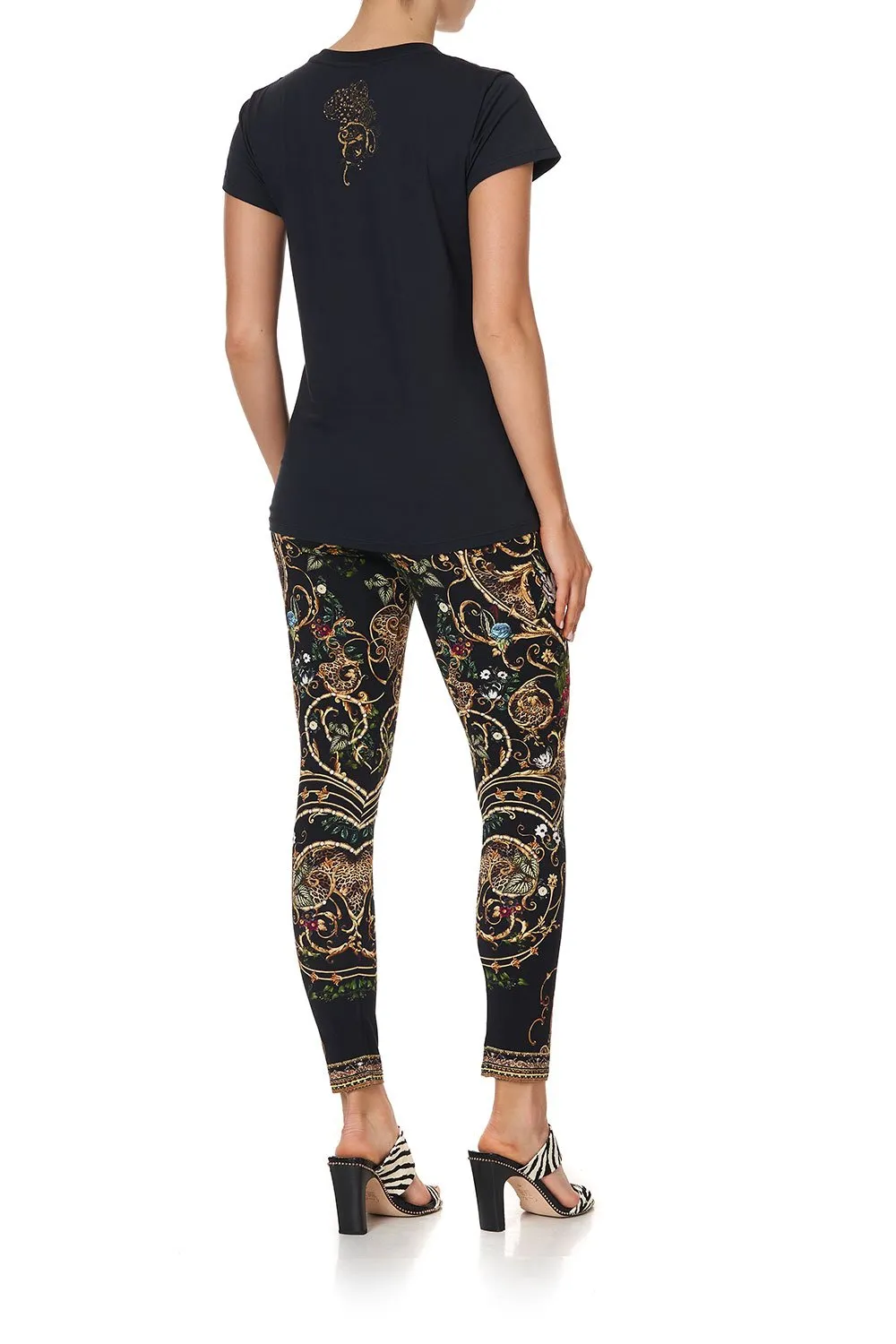 Slim Fit Round Neck Tee- Studio 54
