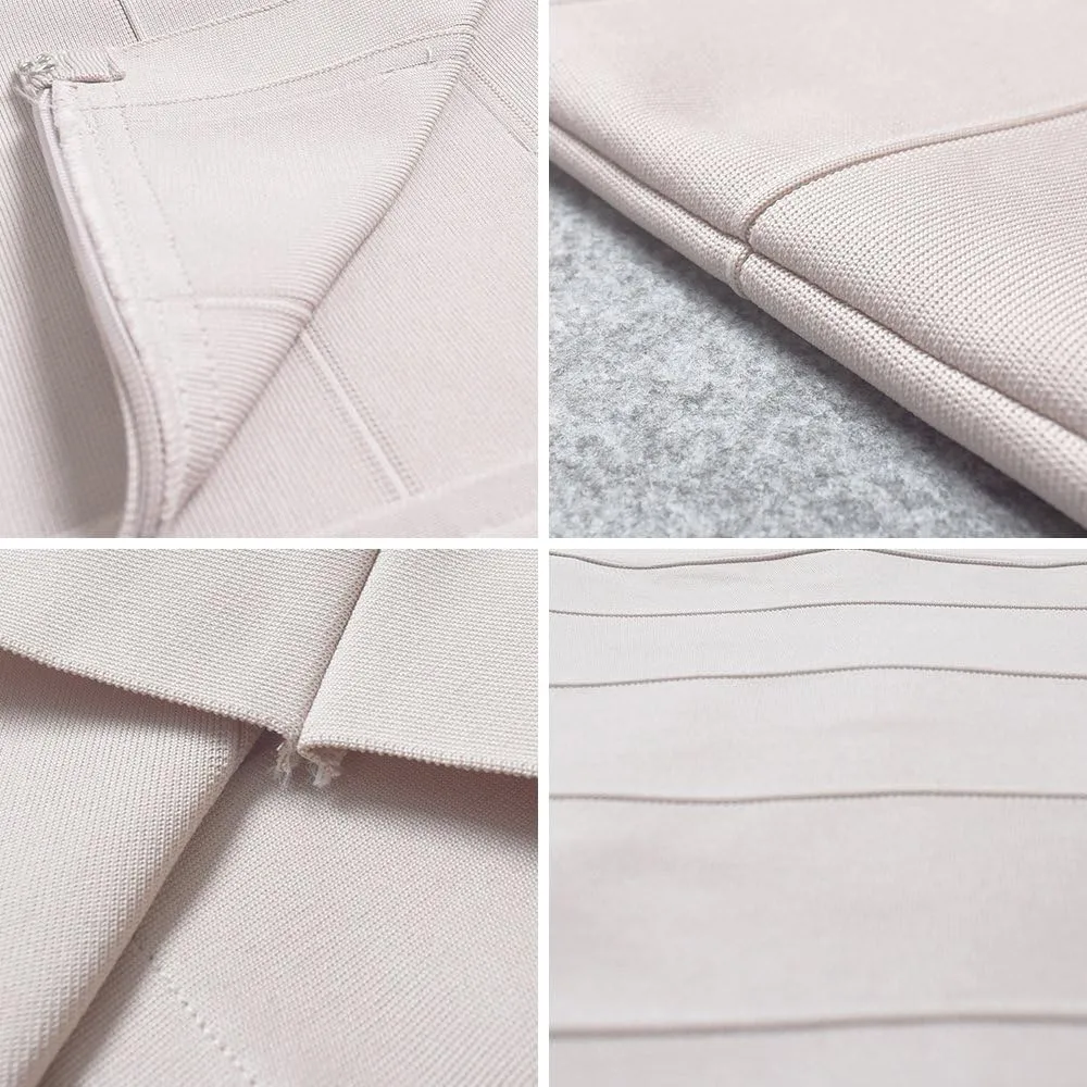 Solid High Waist Mini Bandage Pencil Skirt
