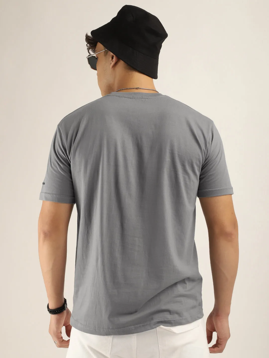 Steel Cotton Slim Fit T-Shirt