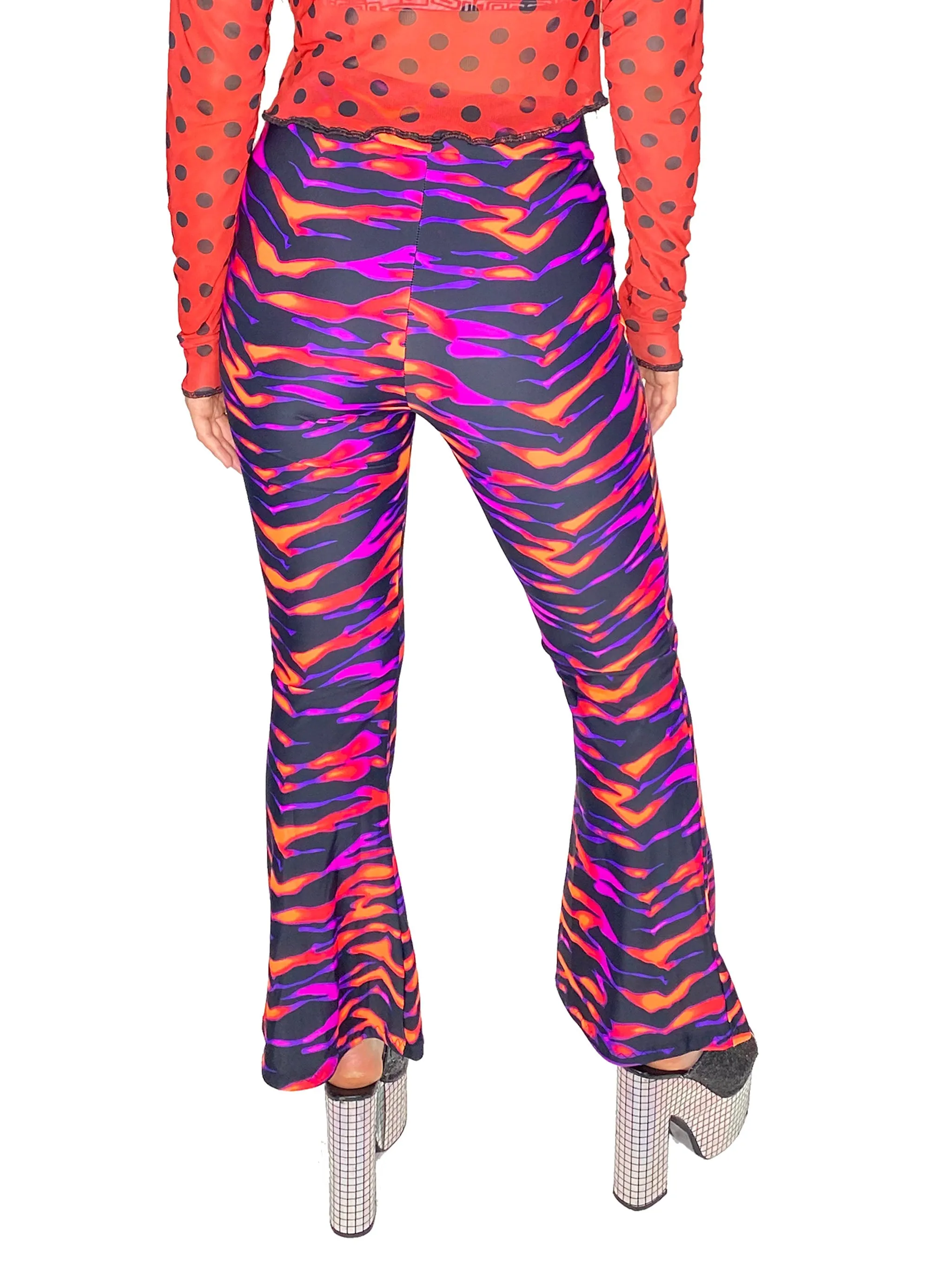 Tiger Glow Bell Bottoms