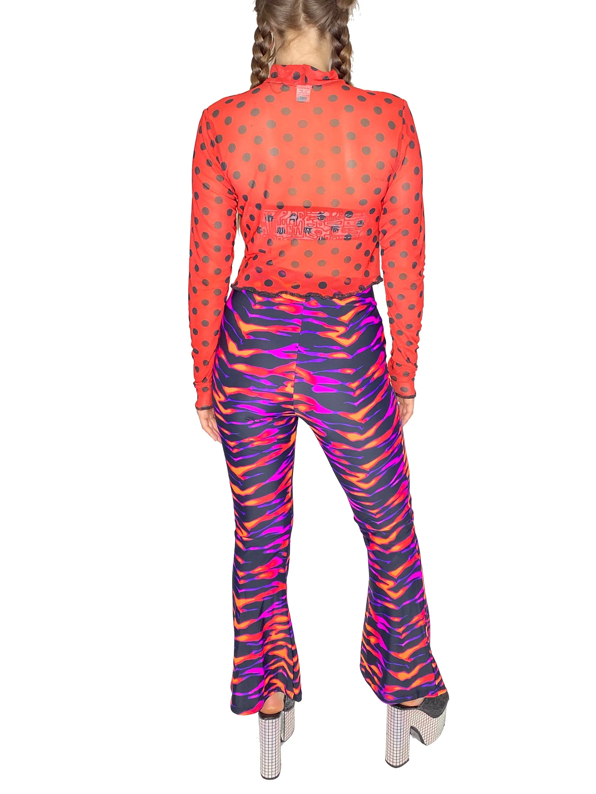 Tiger Glow Bell Bottoms