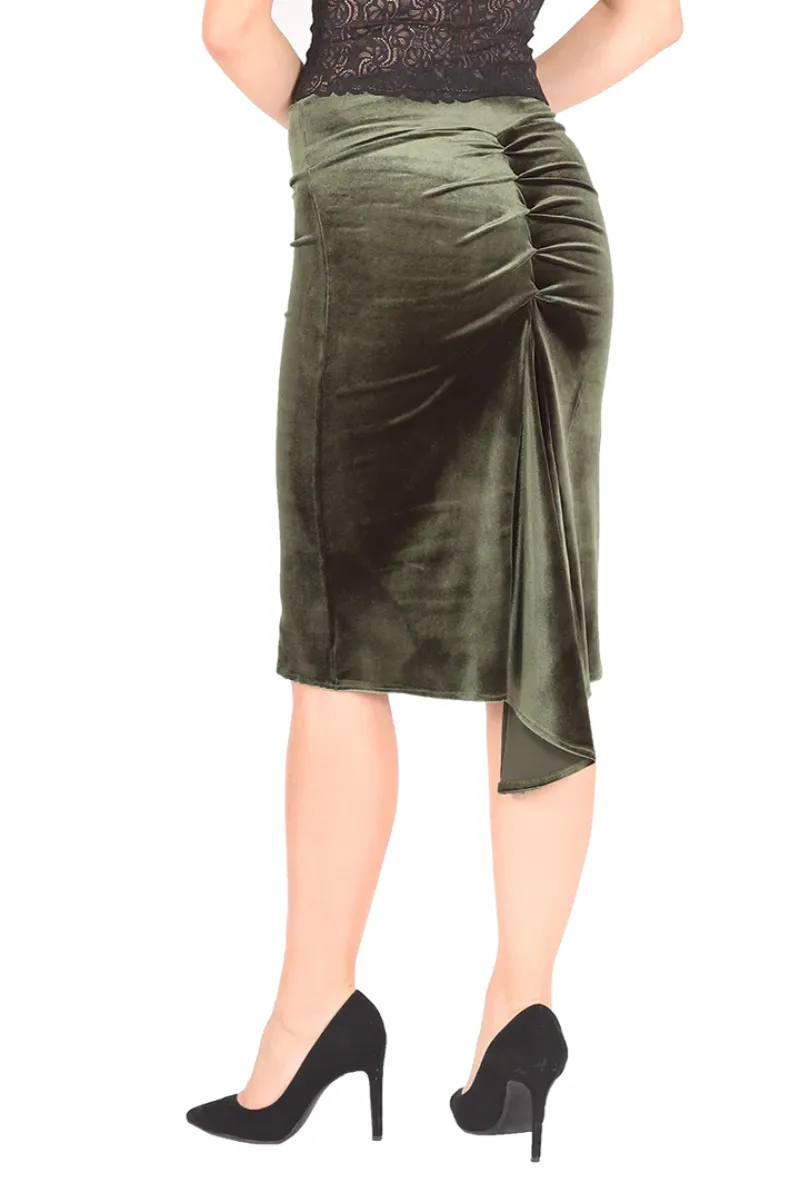 Velvet Fishtail Tango Skirt