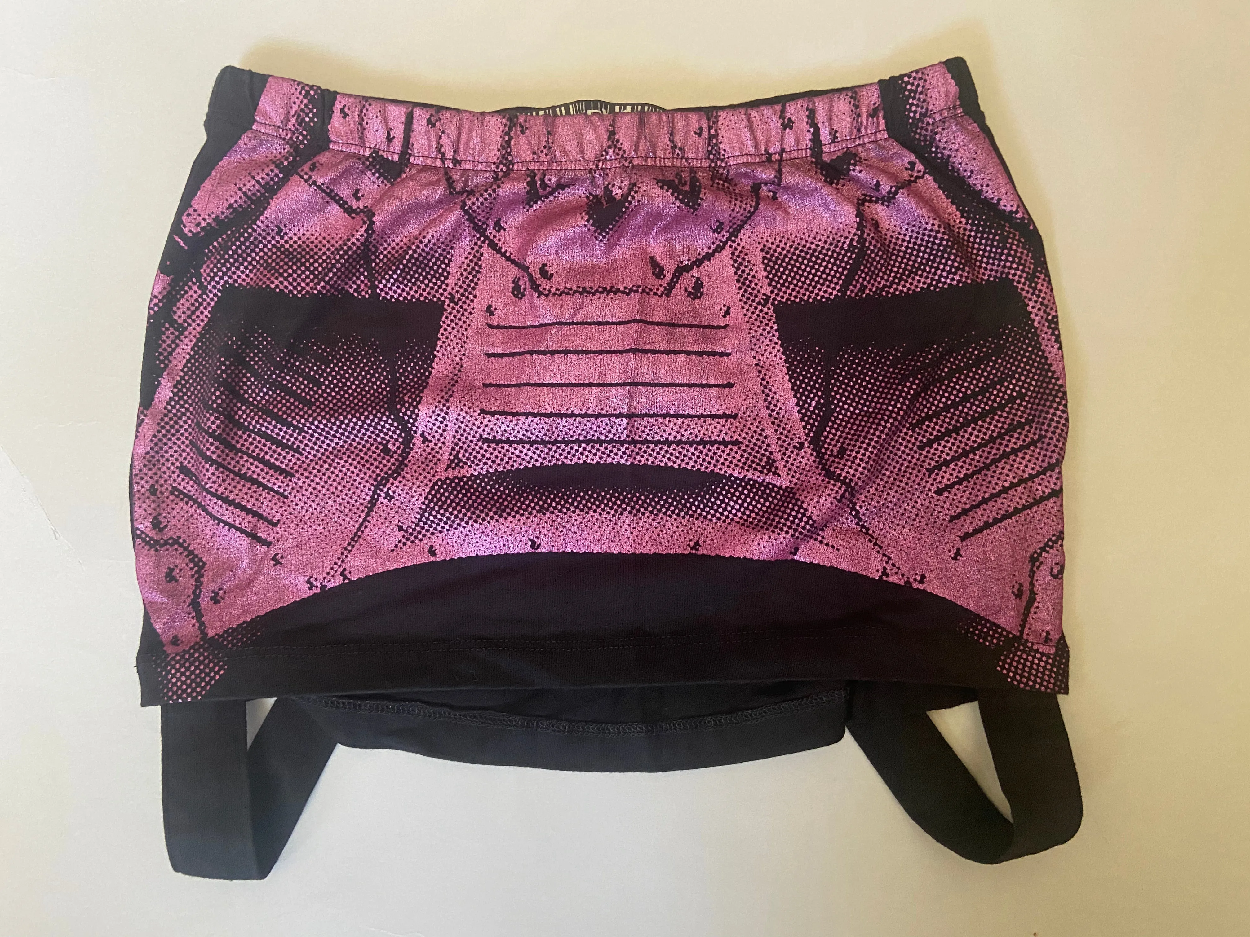 Vintage Cyber Robot print micro skirt - size S
