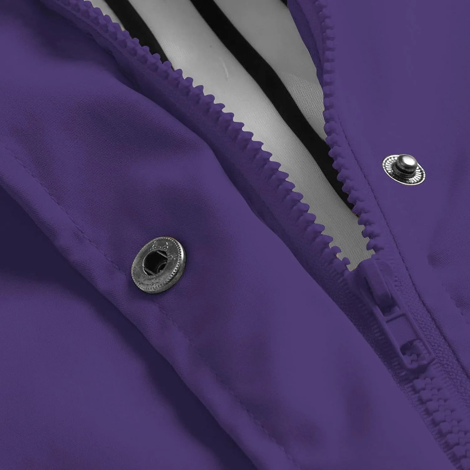 Women's Waterproof Rain Jacket Lightweight Long Hooded Windbreaker Raincoat for Hiking Travel Outdoor